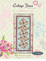 Cottage Fence Quilt Project by Pat Bravo